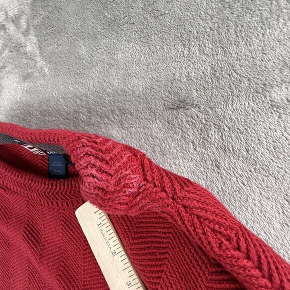 Vintage Chaps Ralph Lauren Sweater Mens 2XL Crewneck Pullover Herringbone 506210 - Picture 3 of 15